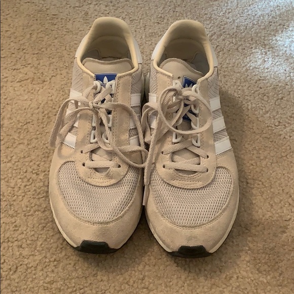 ADIDAS SUEDE RUNNING SHOES - Picture 1 of 5